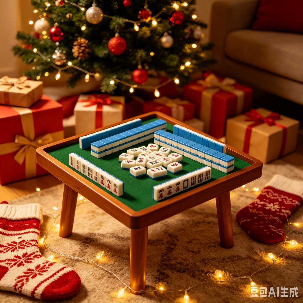 christmas custom mahjong tiles