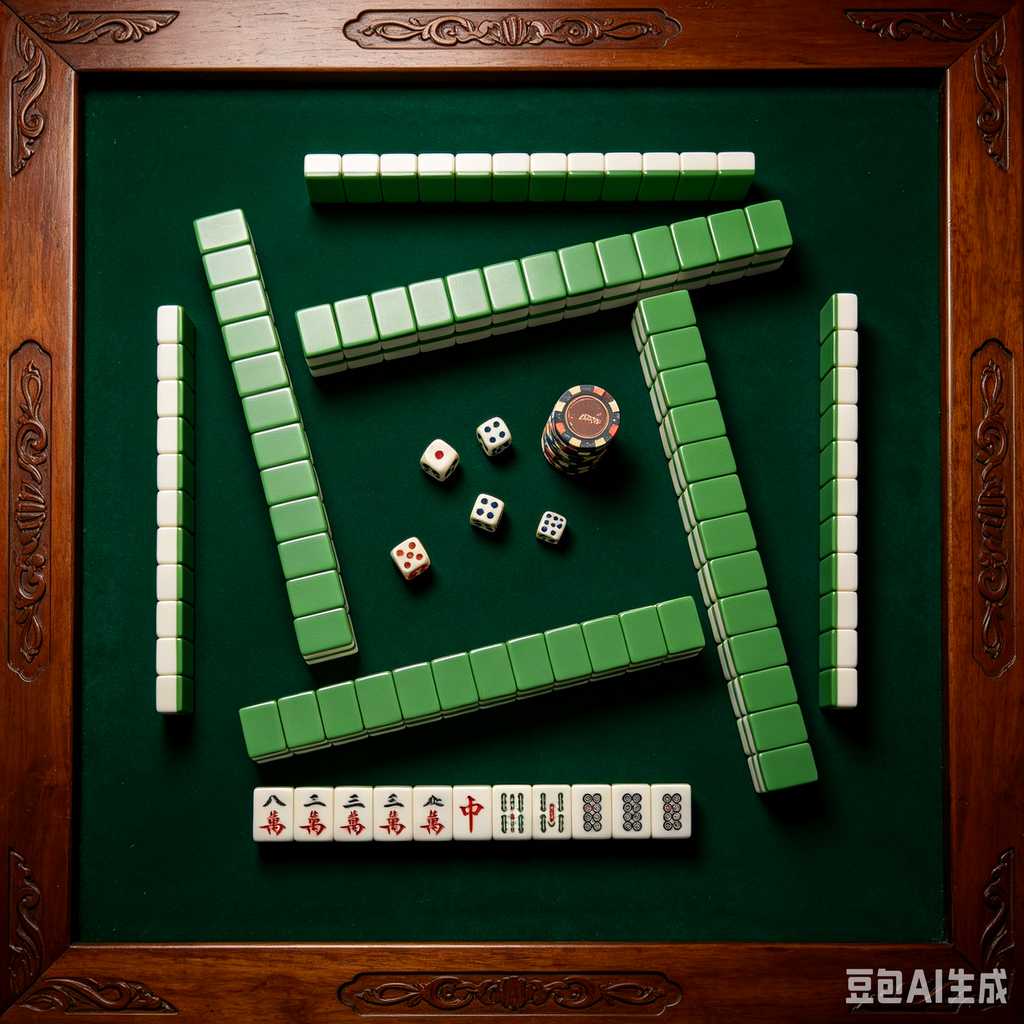 engraved texture mahjong tiles