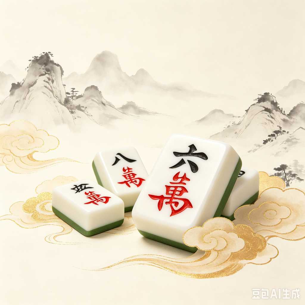 mahjong rack set of four