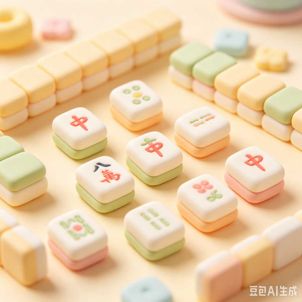ornamental mahjong tiles