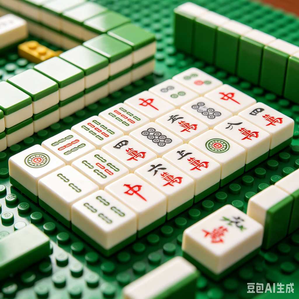 indoor leisure game mahjong set