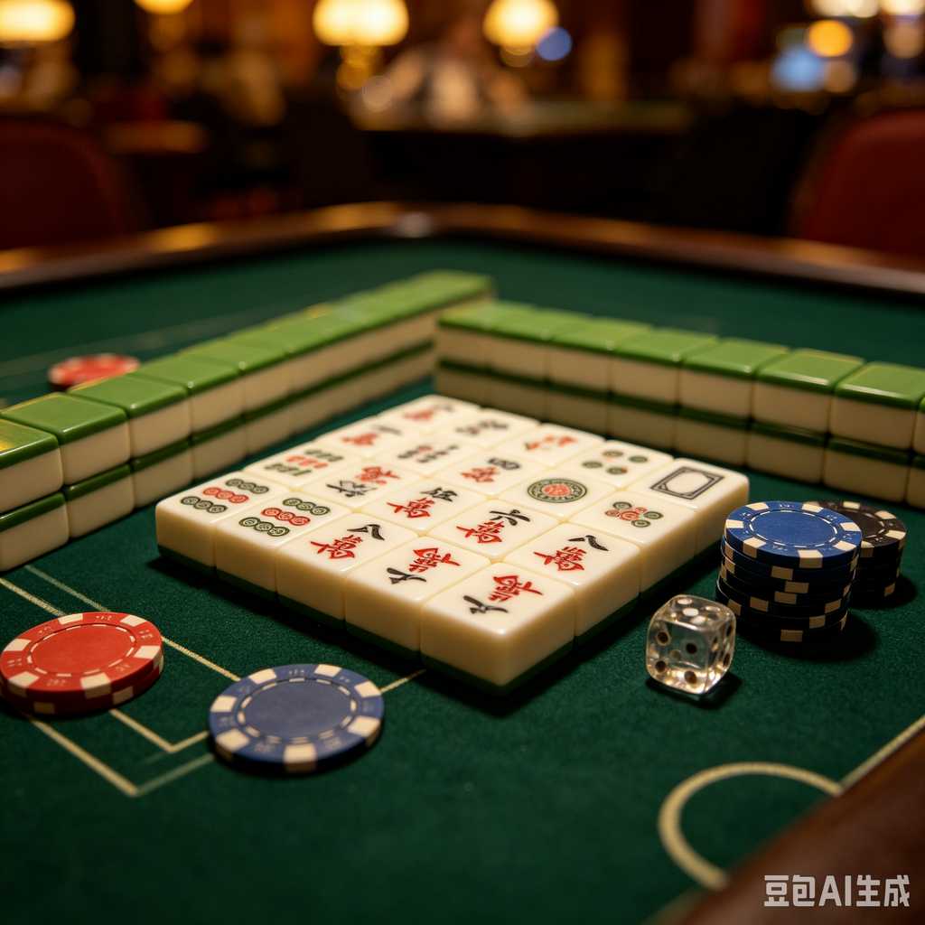 mahjong set with storage case